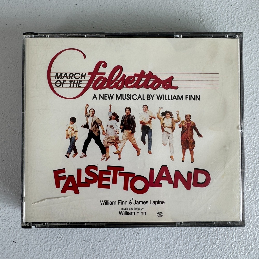 March of the Falsettos Falsettoland Original Cast 2 CD William Finn DRG 22600